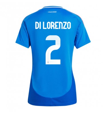 Italien Giovanni Di Lorenzo #2 Hjemmebanetrøje Dame EM 2024 Kort ærmer